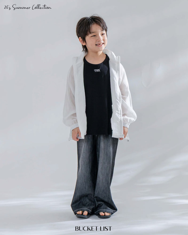 Bucket List - Korean Children Fashion - #stylishchildhood - THX Ribbed Sleeveless - 6
