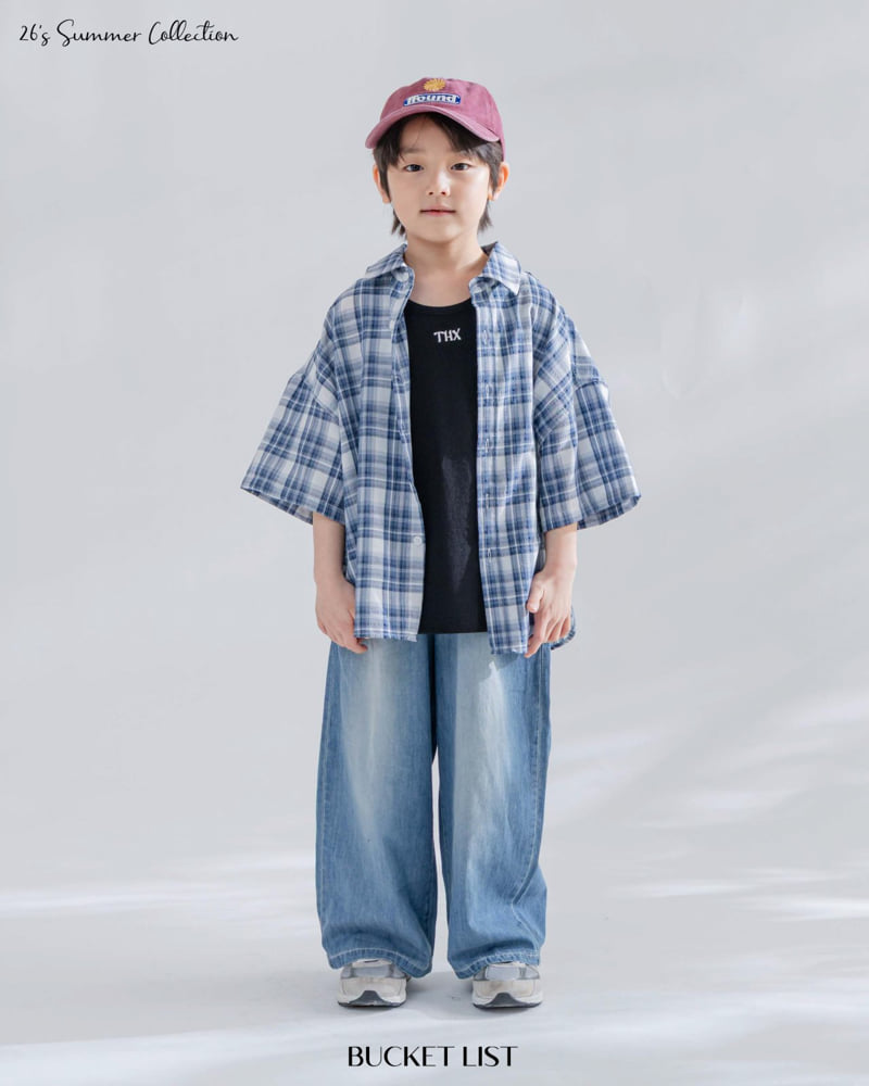 Bucket List - Korean Children Fashion - #stylishchildhood - Summer Slub Denim Pants - 10