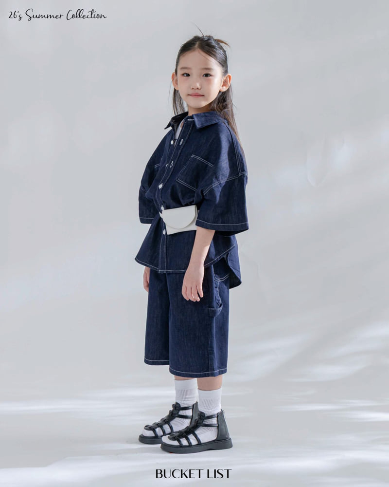 Bucket List - Korean Children Fashion - #stylishchildhood - Non-Fade Bermuda Pants - 5