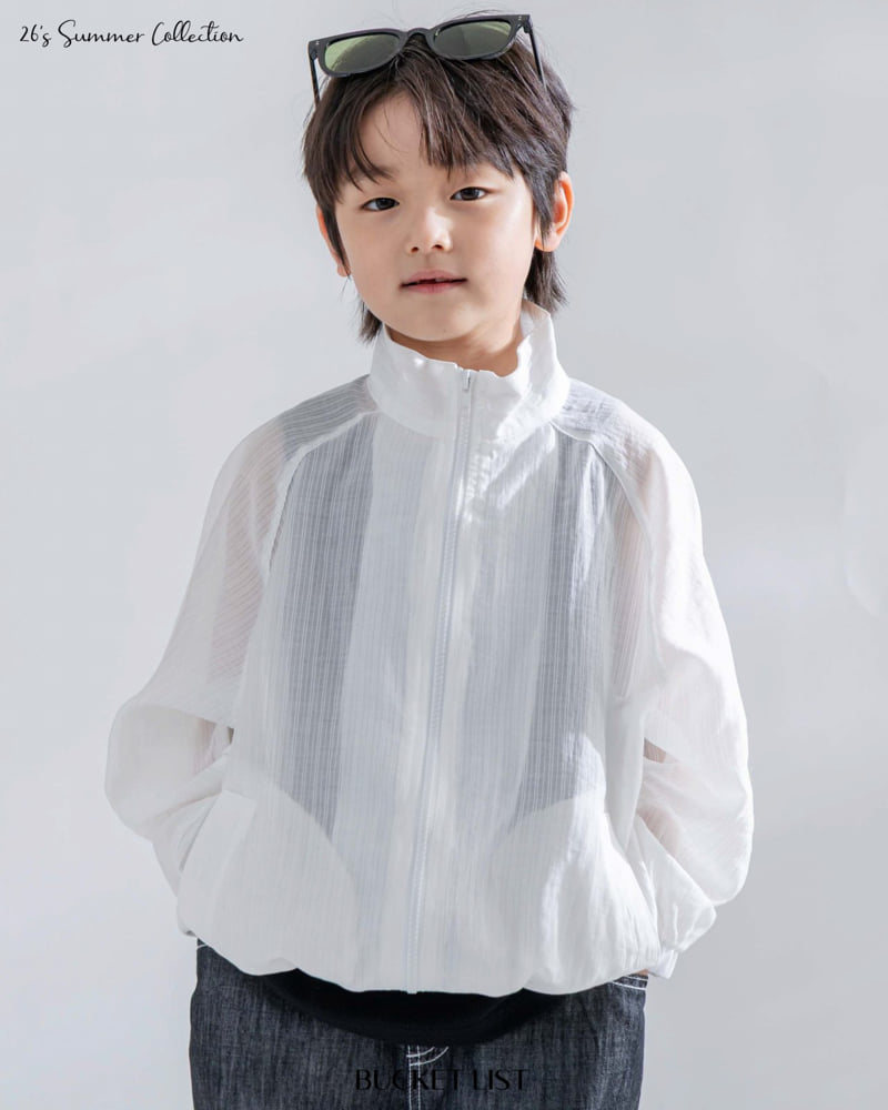 Bucket List - Korean Children Fashion - #stylishchildhood - Sheer Stripe Jumper - 3