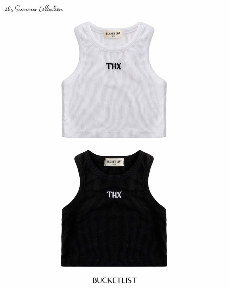Bucket List - Korean Children Fashion - #todddlerfashion - THX Crop Sleeveless - 5