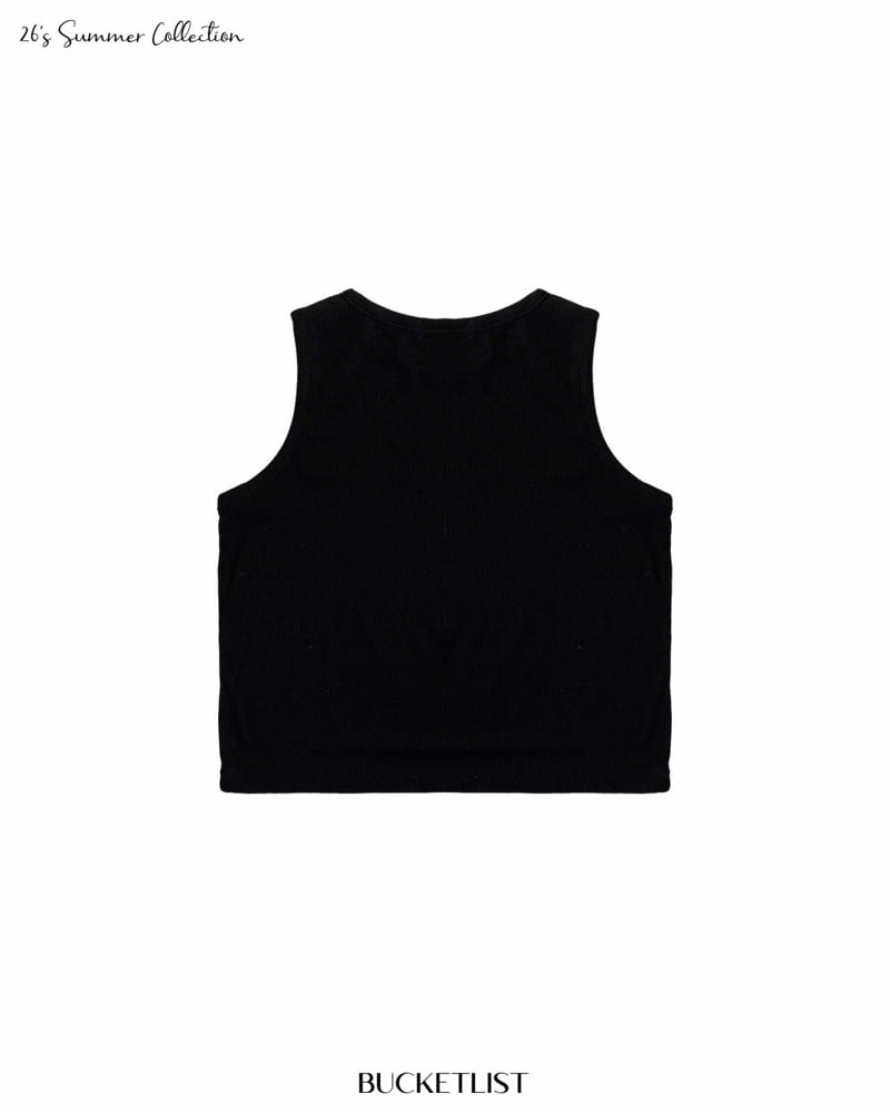 Bucket List - Korean Children Fashion - #prettylittlegirls - THX Ribbed Sleeveless - 4