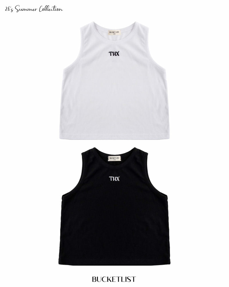 Bucket List - Korean Children Fashion - #toddlerclothing - THX Ribbed Sleeveless - 5