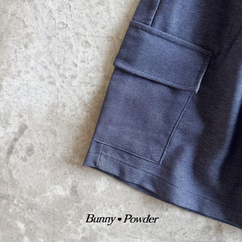 Bunny Powder - Korean Children Fashion - #kidzfashiontrend - Denim Cargo Bermuda Pants - 4