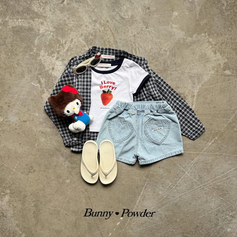 Bunny Powder - Korean Children Fashion - #Kfashion4kids - Milk Check Shirt - 3