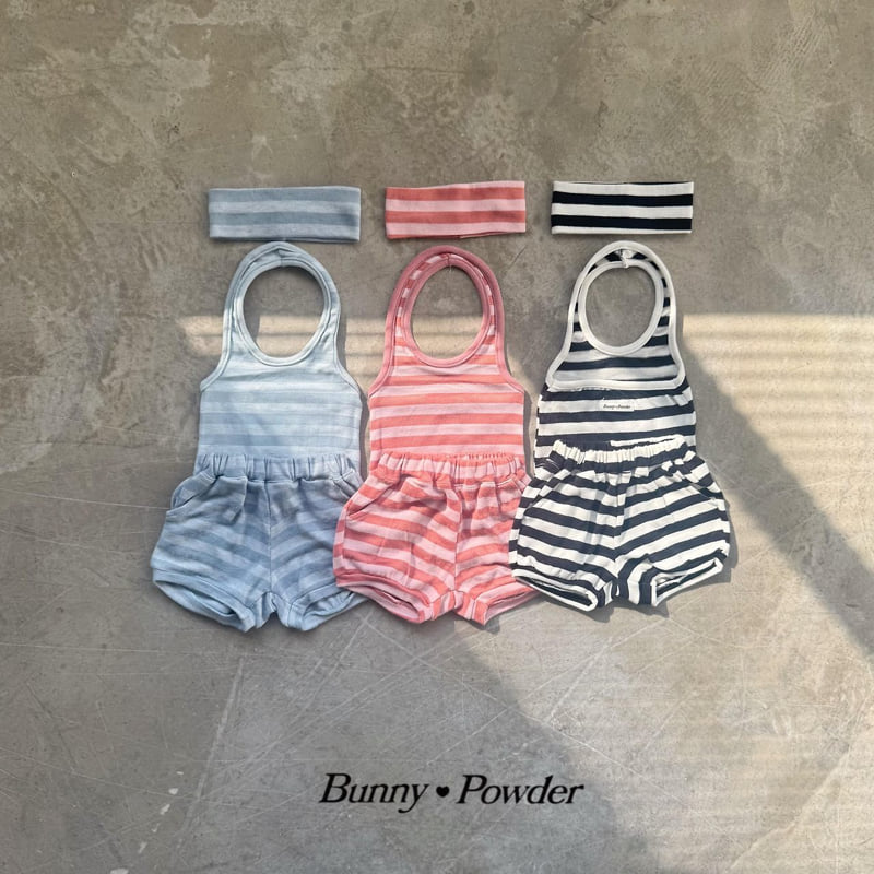 Bunny Powder - Korean Children Fashion - #Kfashion4kids - Stripe Hair Band - 3