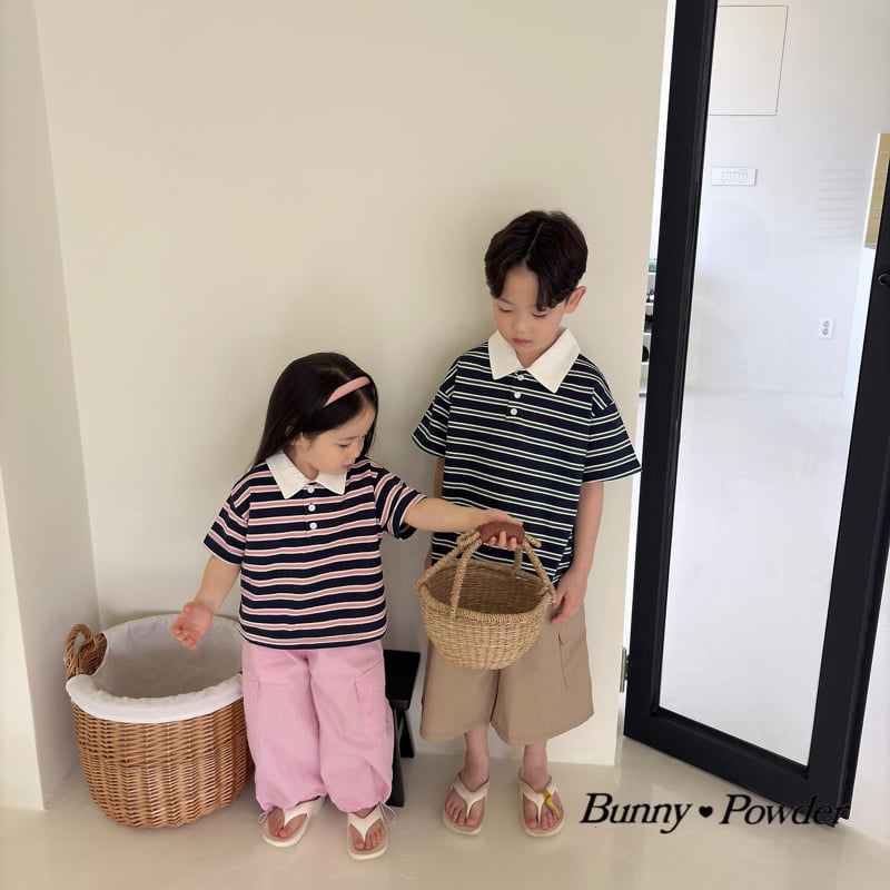 Bunny Powder - Korean Children Fashion - #Kfashion4kids - Summer Collar Tee - 10