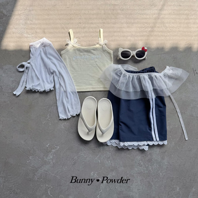 Bunny Powder - Korean Children Fashion - #kidzfashiontrend - Lace Track Pants - 4