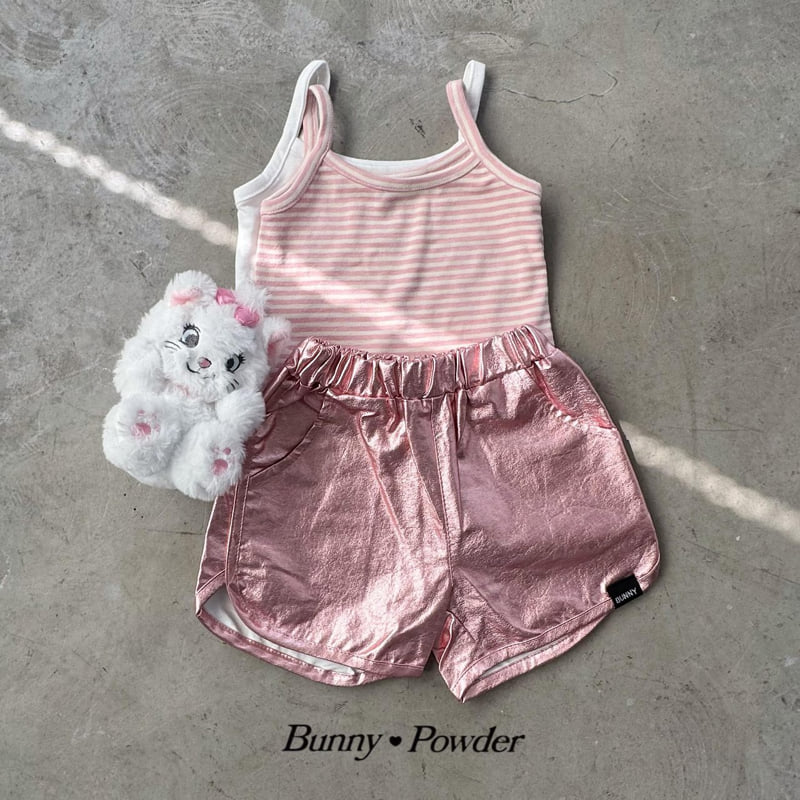 Bunny Powder - Korean Children Fashion - #Kfashion4kids - Glossy Pants - 2