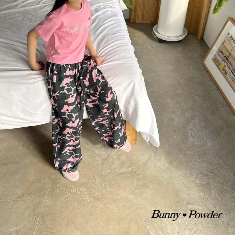 Bunny Powder - Korean Children Fashion - #childofig - Camo Mesh Pants - 9
