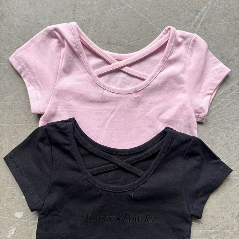 Bunny Powder - Korean Children Fashion - #childofig - Ribbon Cubic Tee - 2