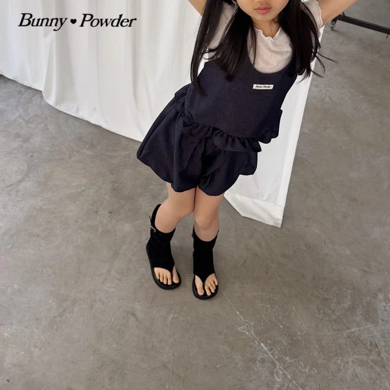Bunny Powder - Korean Children Fashion - #prettylittlegirls - Denim Halter Bustier - 4