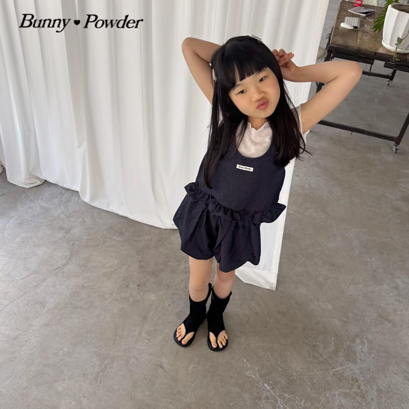 Bunny Powder - Korean Children Fashion - #childofig - Denim Halter Bustier - 5