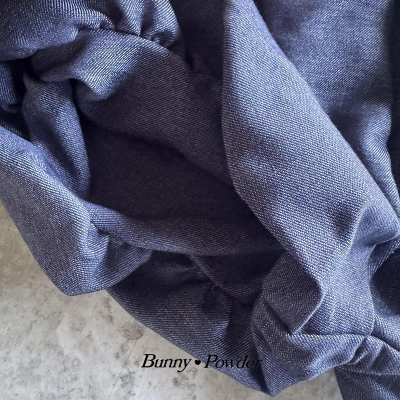 Bunny Powder - Korean Children Fashion - #childofig - Denim Balloon Skirt Pants - 4