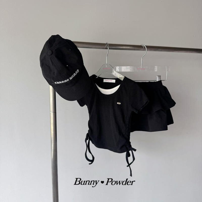 Bunny Powder - Korean Children Fashion - #childofig - Shirring Layered Tee - 7