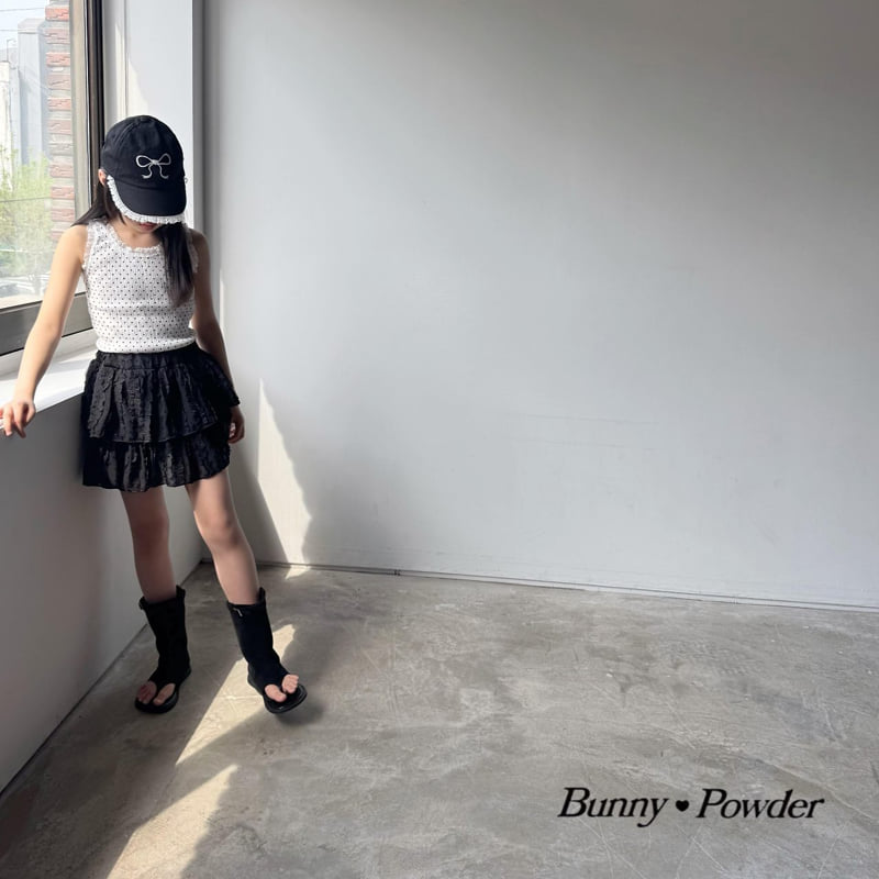 Bunny Powder - Korean Children Fashion - #childofig - Lace Tank Sleeveless - 8
