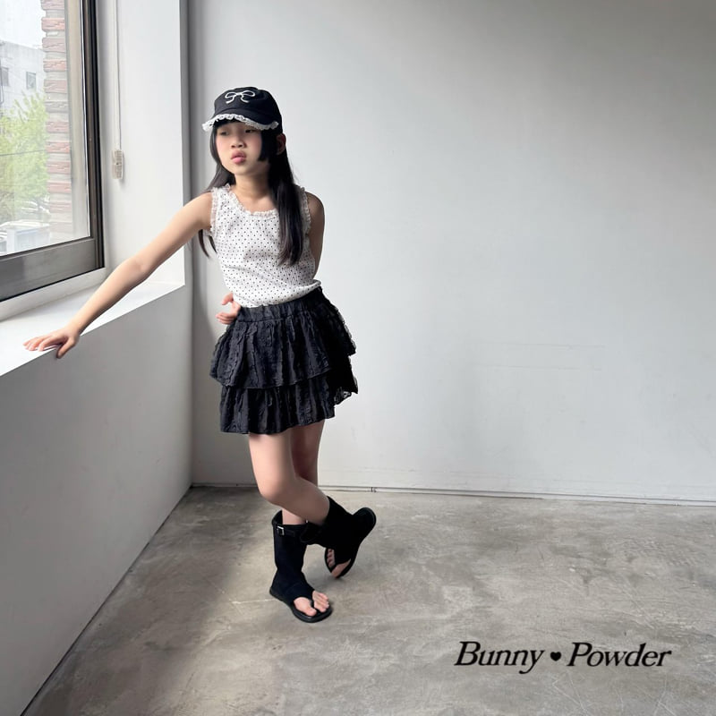 Bunny Powder - Korean Children Fashion - #childofig - Lace Tank Sleeveless - 9