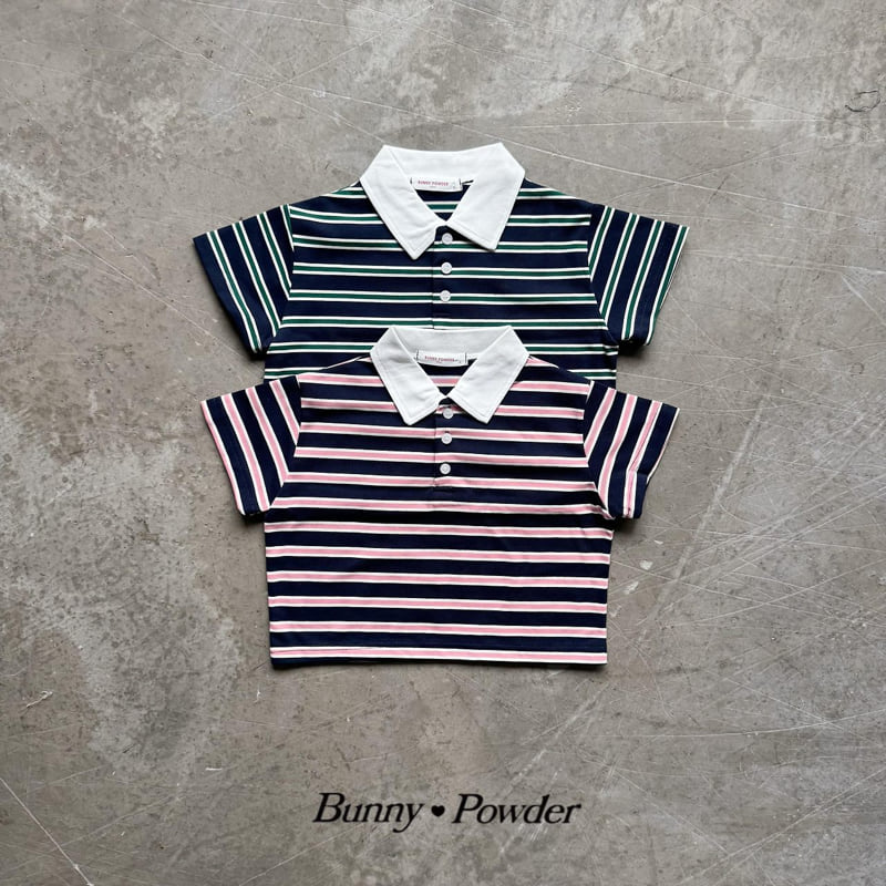 Bunny Powder - Korean Children Fashion - #childofig - Summer Collar Tee - 2