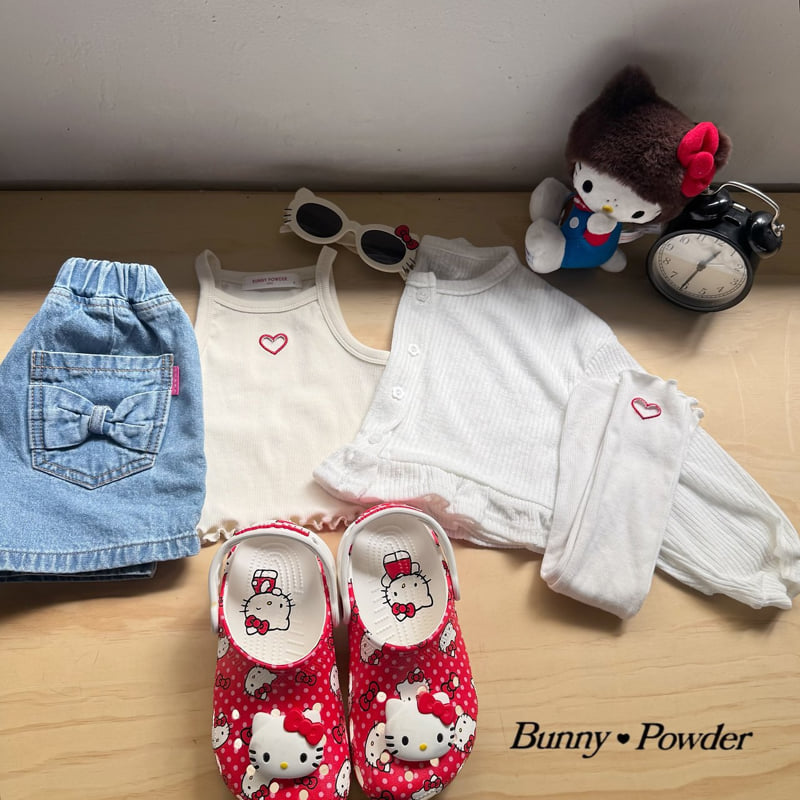 Bunny Powder - Korean Children Fashion - #childrensboutique - Heart Knee Socks - 9