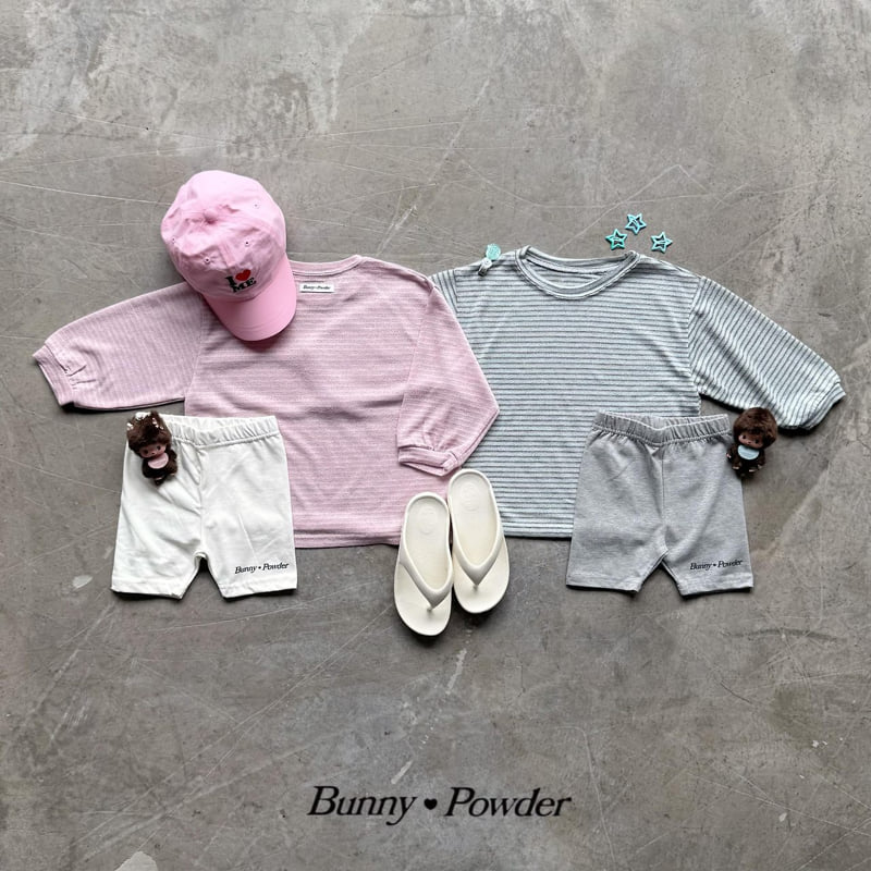 Bunny Powder - Korean Children Fashion - #childrensboutique - Loose Stripe Tee - 6