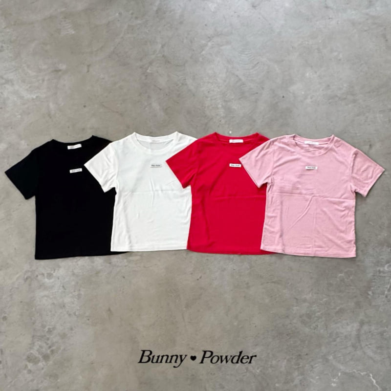 Bunny Powder - Korean Children Fashion - #childrensboutique - Dopamine Tee