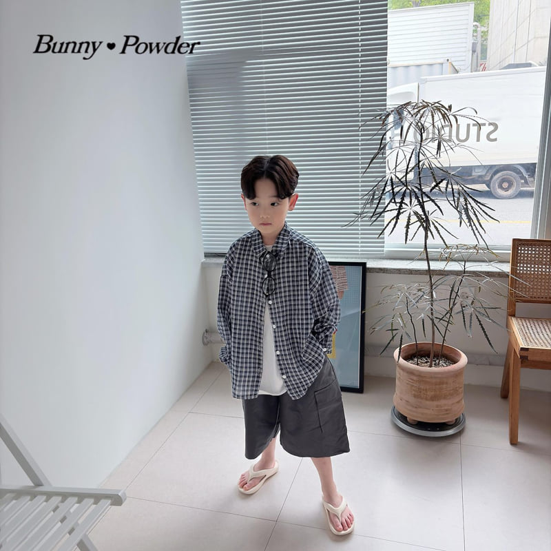 Bunny Powder - Korean Children Fashion - #childrensboutique - Milk Check Shirt - 10