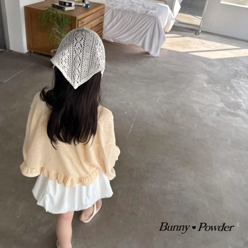 Bunny Powder - Korean Children Fashion - #childrensboutique - Flower Button Cardigan - 11