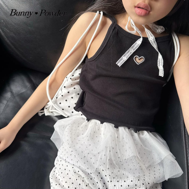 Bunny Powder - Korean Children Fashion - #childrensboutique - Heart Pop Sleeveless - 11