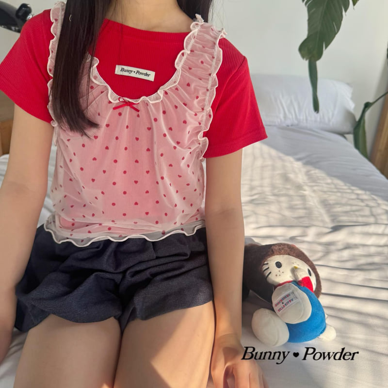 Bunny Powder - Korean Children Fashion - #childrensboutique - Ppoto Sleeveless - 10