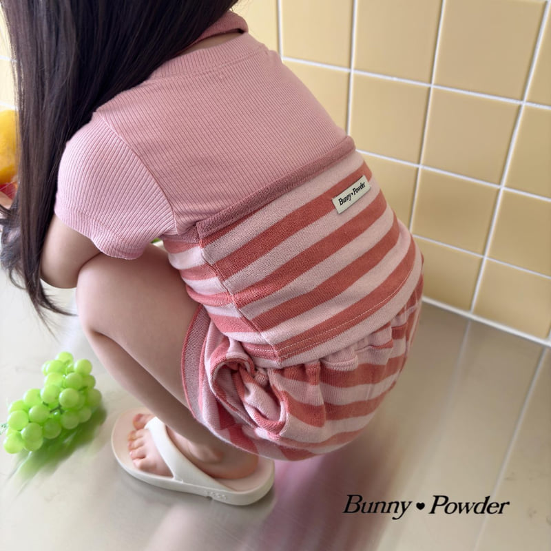 Bunny Powder - Korean Children Fashion - #childrensboutique - Stripe Halter Sleeveless - 9