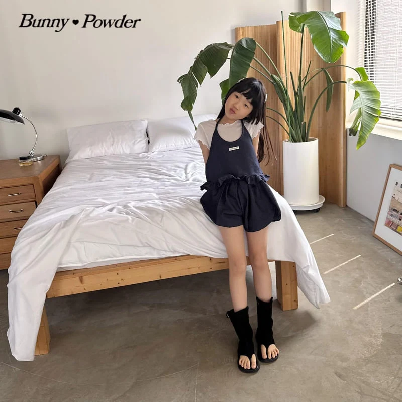 Bunny Powder - Korean Children Fashion - #childrensboutique - Denim Halter Bustier - 6