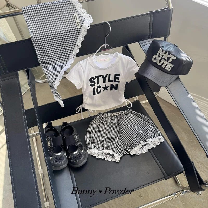 Bunny Powder - Korean Children Fashion - #childrensboutique - Check Bloomer Pants - 7