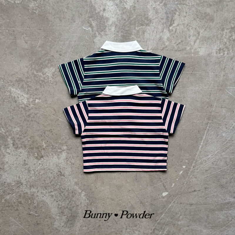 Bunny Powder - Korean Children Fashion - #childrensboutique - Summer Collar Tee - 3
