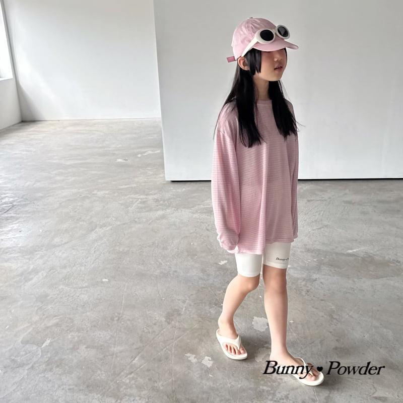 Bunny Powder - Korean Children Fashion - #designkidswear - Loose Stripe Tee - 7