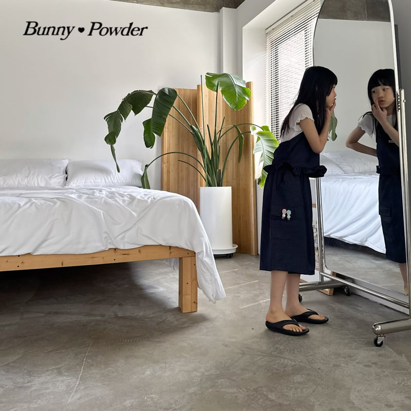Bunny Powder - Korean Children Fashion - #designkidswear - Denim Cargo Bermuda Pants - 12