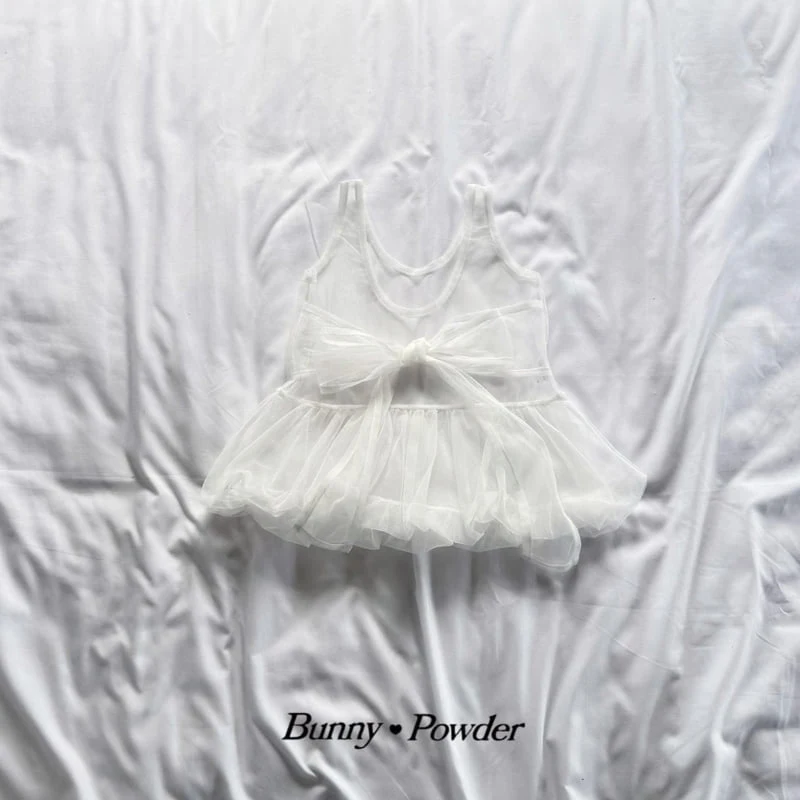 Bunny Powder - Korean Children Fashion - #designkidswear - Sha Balloon Layered One-piece - 8