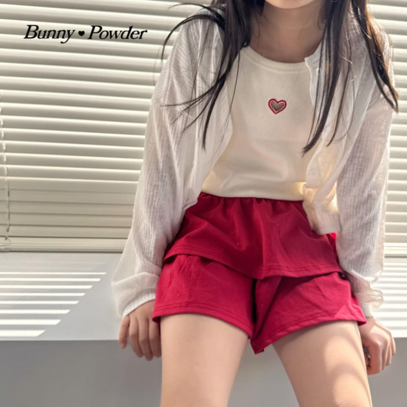 Bunny Powder - Korean Children Fashion - #designkidswear - Heart Pop Sleeveless - 12