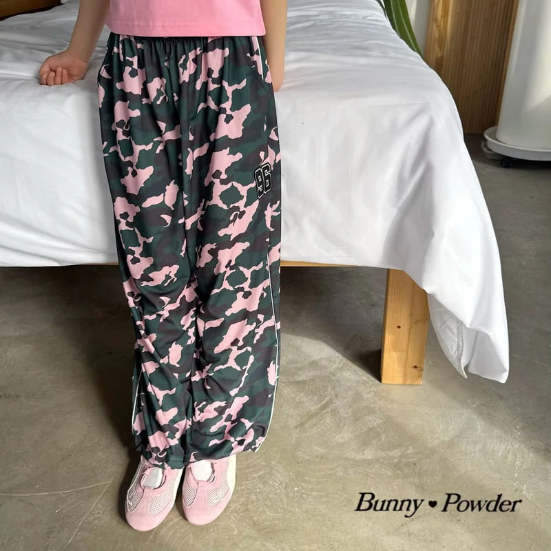 Bunny Powder - Korean Children Fashion - #designkidswear - Camo Mesh Pants - 11