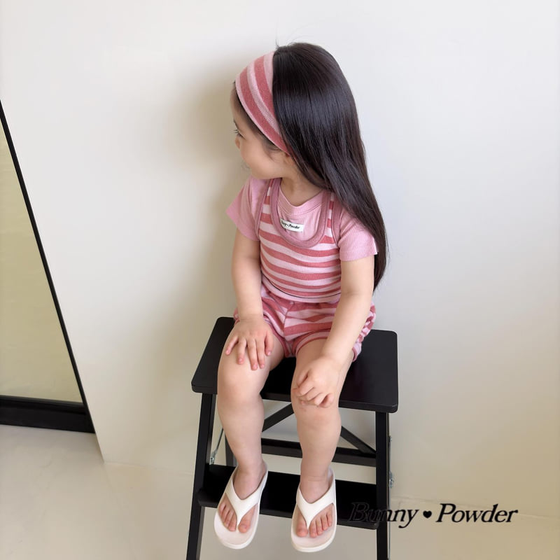 Bunny Powder - Korean Children Fashion - #designkidswear - Stripe Halter Sleeveless - 10
