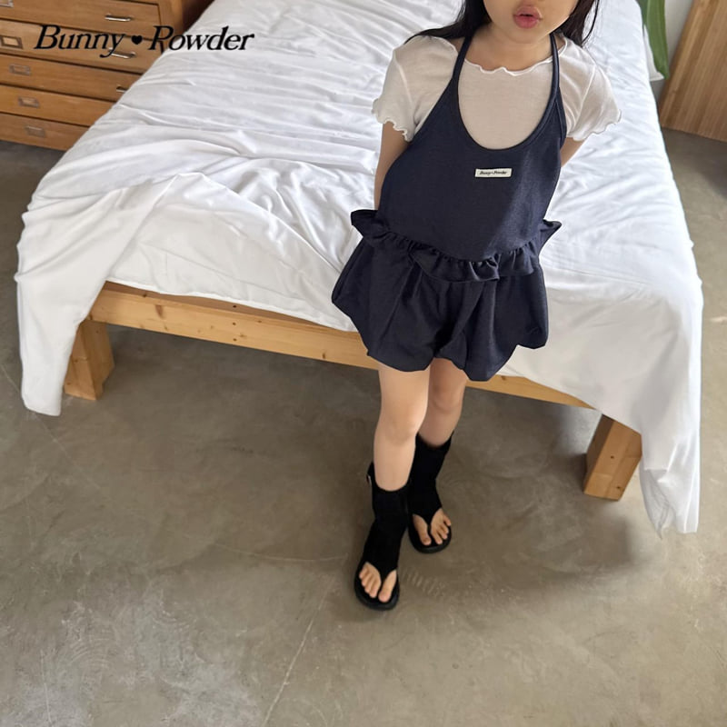 Bunny Powder - Korean Children Fashion - #designkidswear - Denim Halter Bustier - 7