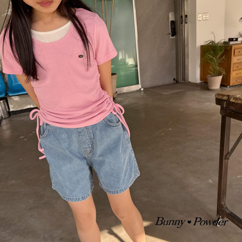 Bunny Powder - Korean Children Fashion - #designkidswear - Shirring Layered Tee - 9