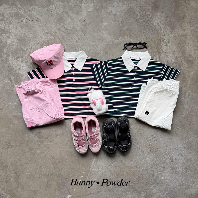 Bunny Powder - Korean Children Fashion - #childrensboutique - Summer Collar Tee - 4