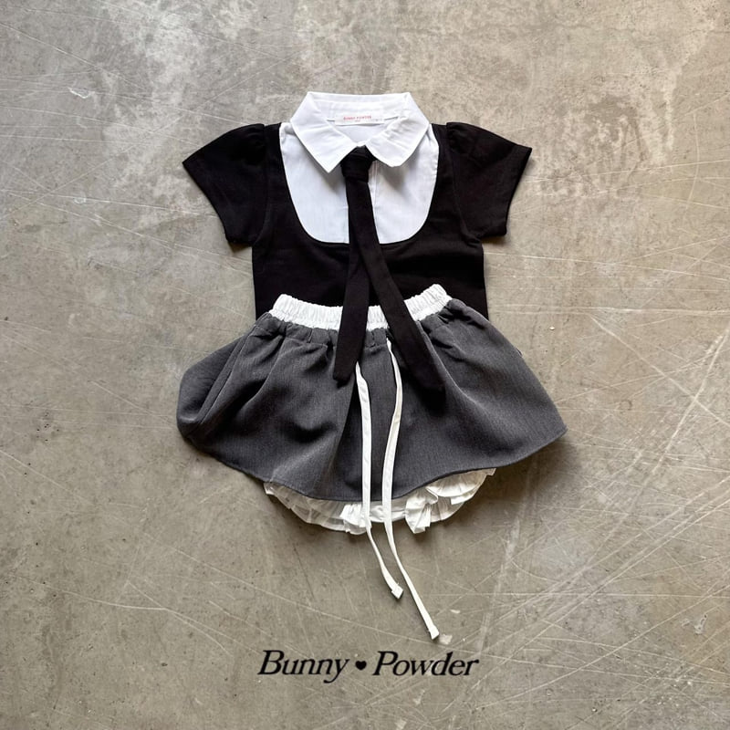 Bunny Powder - Korean Children Fashion - #designkidswear - Hatuha Shirt Tee - 2