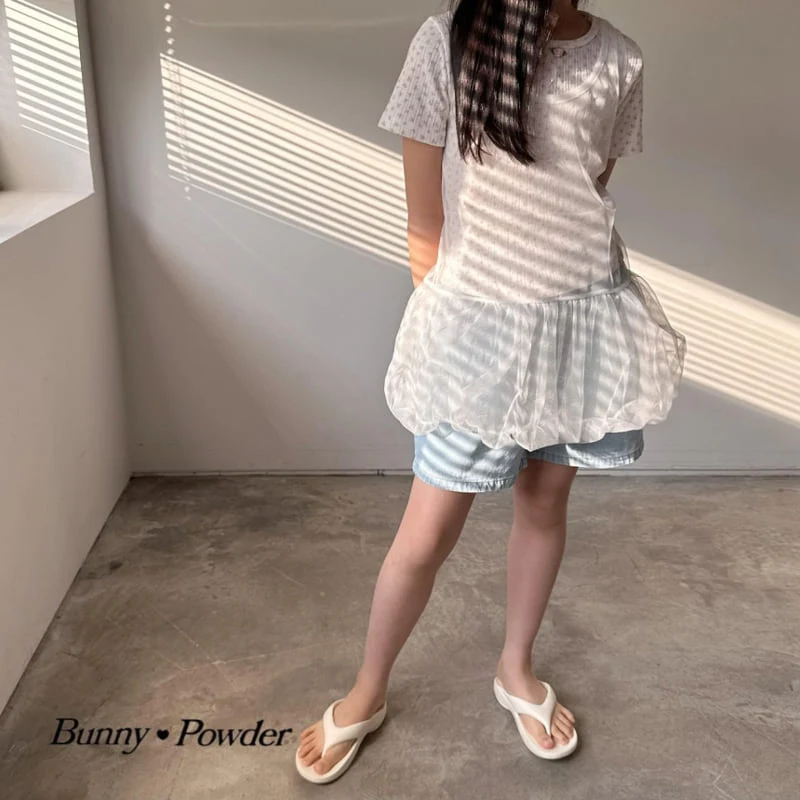 Bunny Powder - Korean Children Fashion - #discoveringself - Sha Balloon Layered One-piece - 9