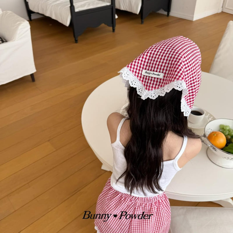 Bunny Powder - Korean Children Fashion - #discoveringself - Check Bandana - 6