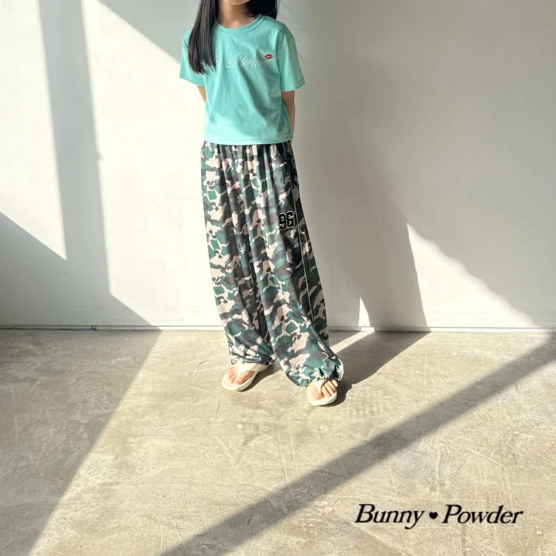 Bunny Powder - Korean Children Fashion - #discoveringself - Camo Mesh Pants - 12