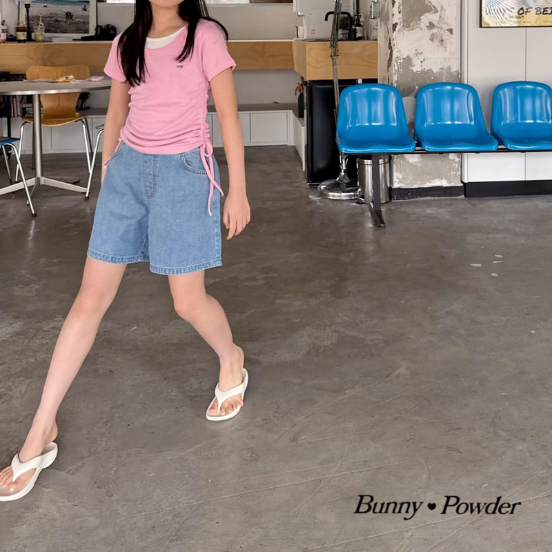Bunny Powder - Korean Children Fashion - #discoveringself - Shirring Layered Tee - 10