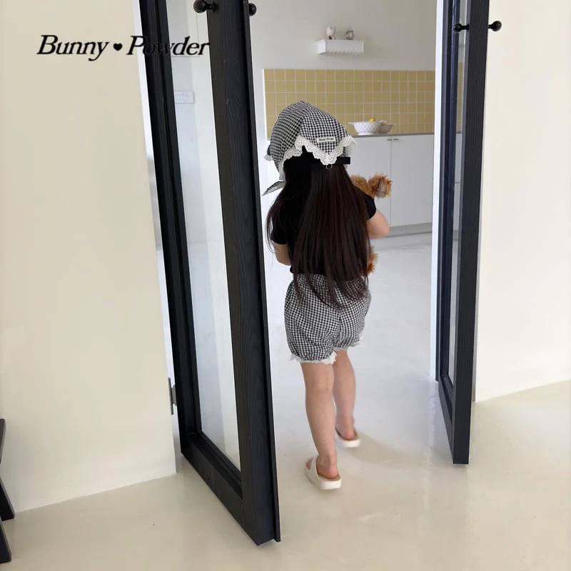 Bunny Powder - Korean Children Fashion - #discoveringself - Check Bloomer Pants - 9