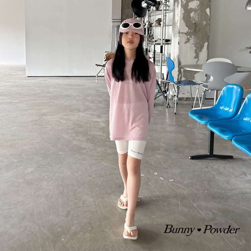 Bunny Powder - Korean Children Fashion - #fashionkids - Loose Stripe Tee - 9
