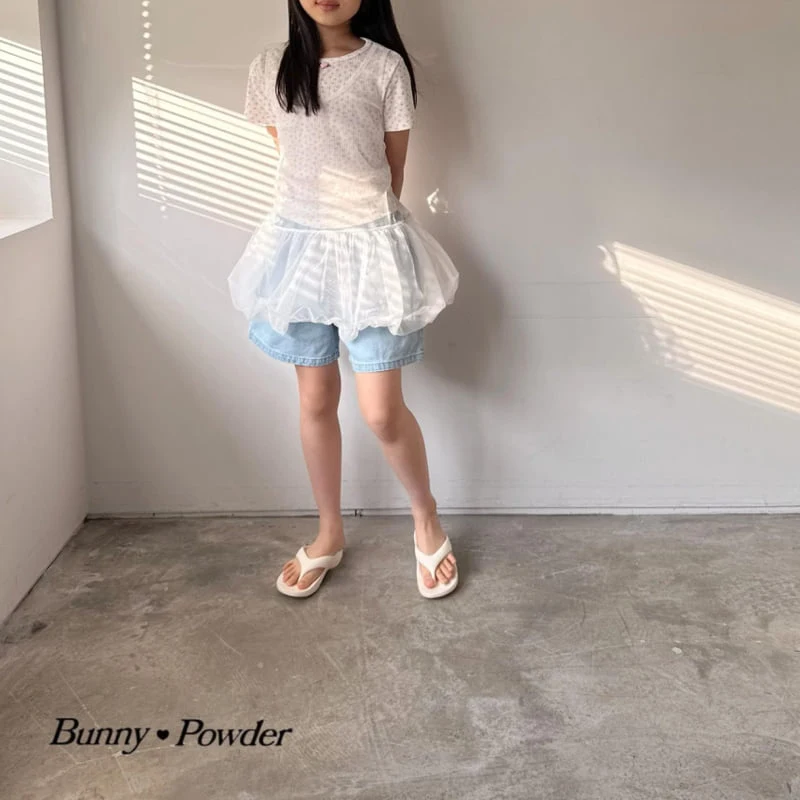 Bunny Powder - Korean Children Fashion - #fashionkids - Sha Balloon Layered One-piece - 10